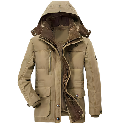 Bruce - Stylová kapucnovka s teplým podšívkou pro muže