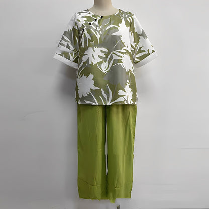 Hyacint - Stylová dámská košile s kalhotami, které zvýrazní váš styl