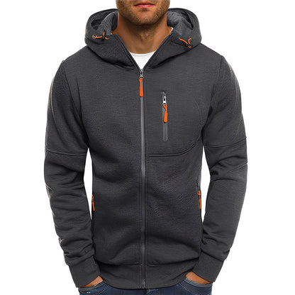 Allen - Moderní fleece bunda s kapucí pro muže