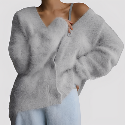 Lavena - Měkký oversize kašmírový svetr pro dámy