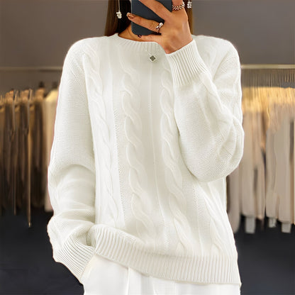 Leanne - Klasický, stylový pletený svetr pro ženy