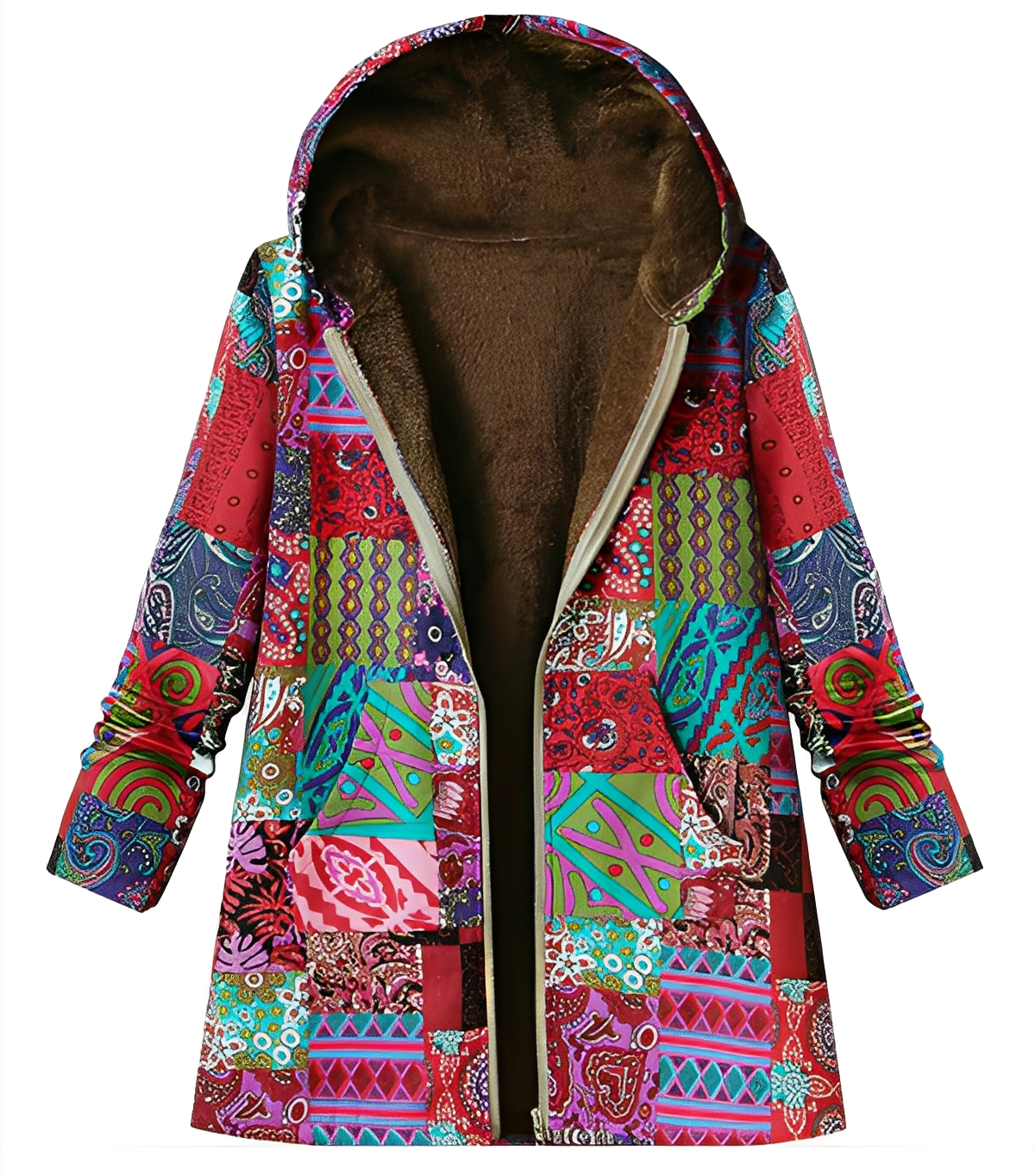 Jaslene - Klasická, tlustá, teplá parka bunda pro ženy