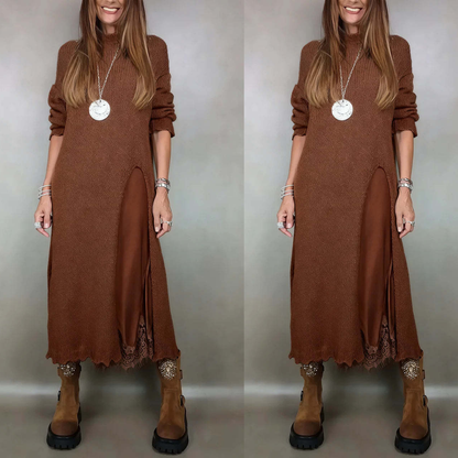 Fanny - Svetr z pleteniny a stylové dámské šaty