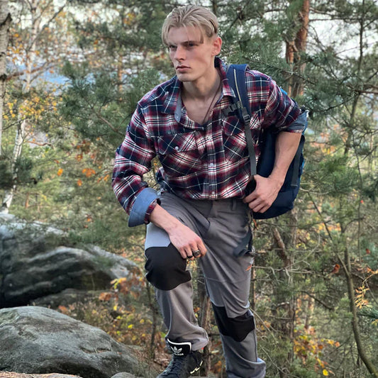 Grayson – Klasická Košile z Flanelu v Městském Stylu