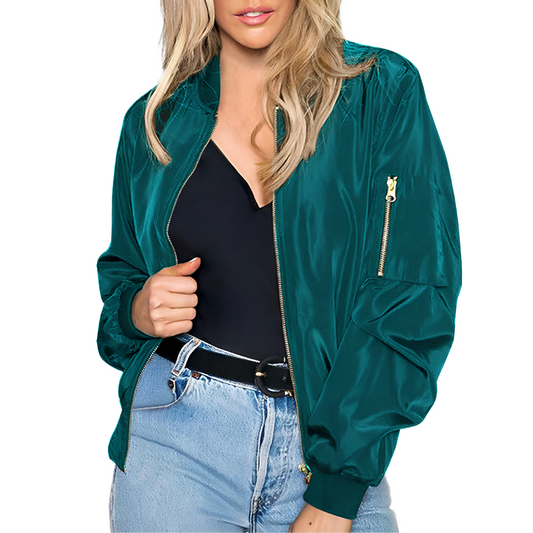 Vanessa - Stylová bomber bunda se zipem pro ženy