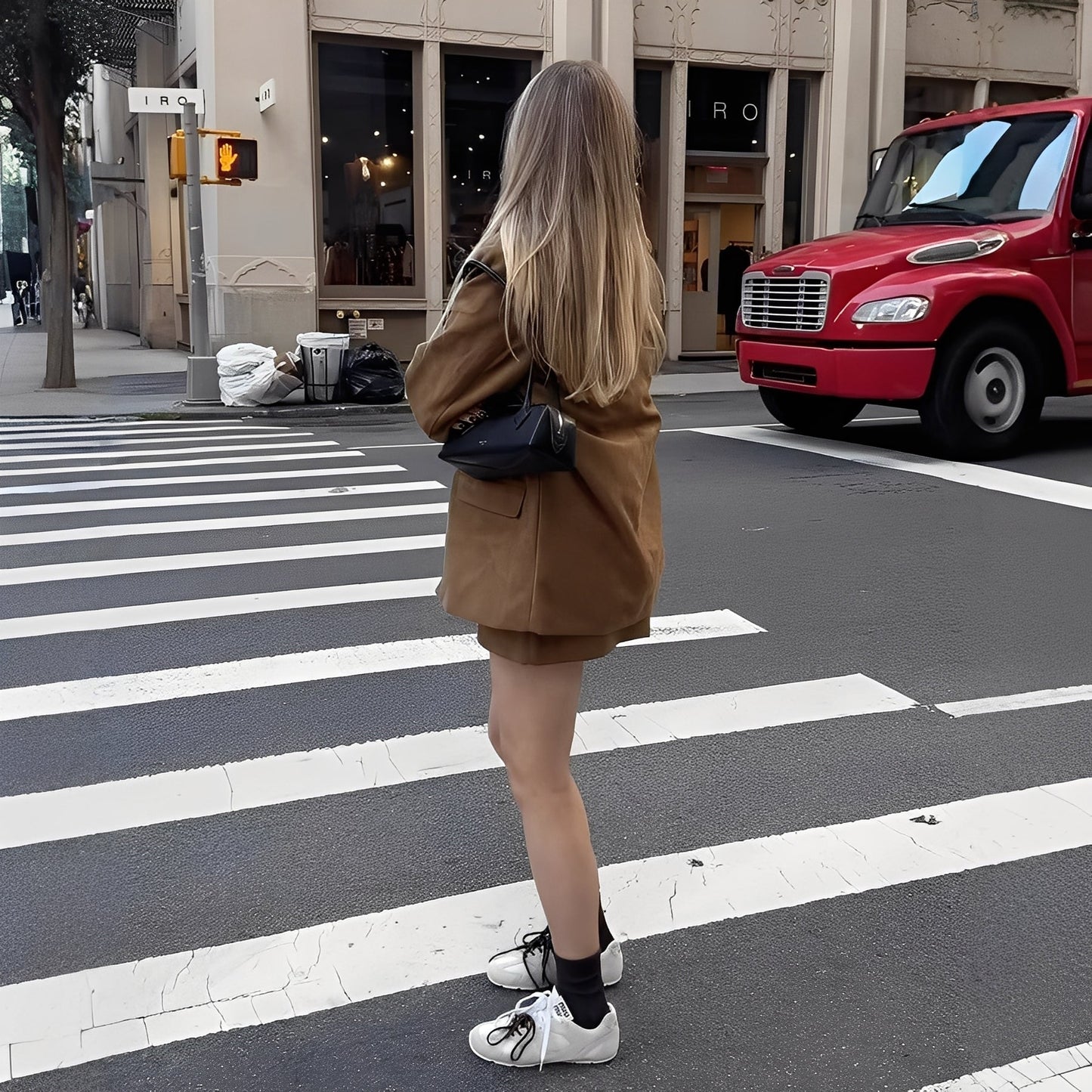 Ashlea - Elegantní sako s reversem a sukní pro dámy