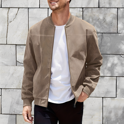 Easton - Klasická, stylová semišová bunda pro muže