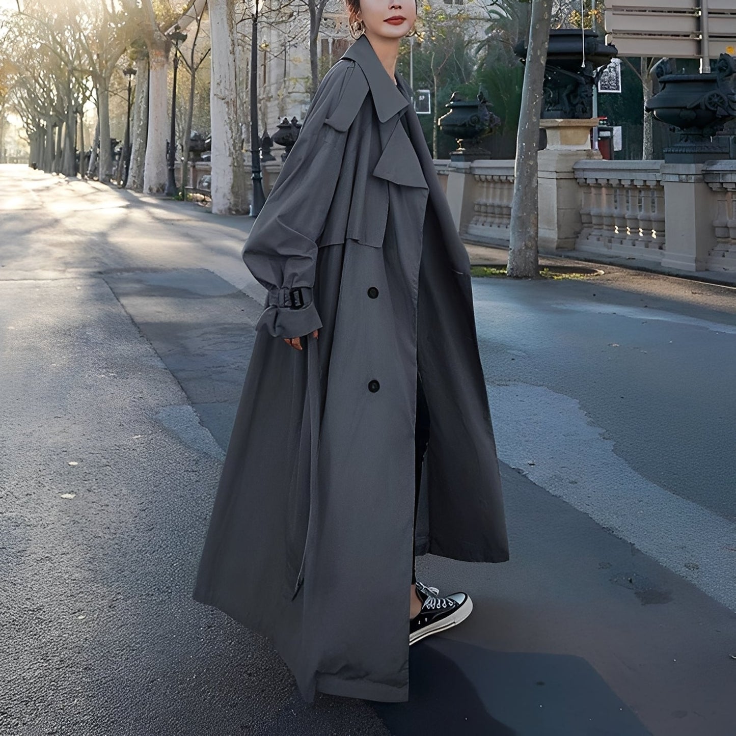 Dorothy - Stylový oversize trenčkot pro dámy