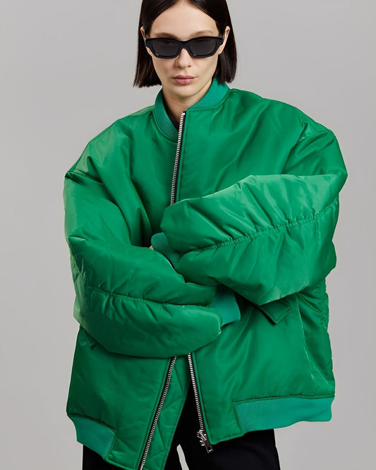 Coleen - Ležérní oversize bomber bunda pro ženy