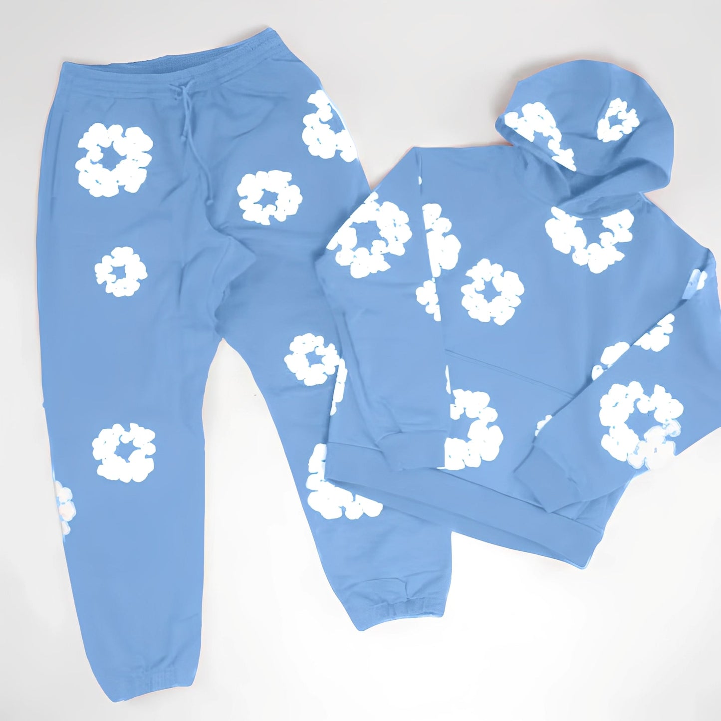 Theresa - Stylová, volně sedící souprava s květinovým vzorem pro ženy