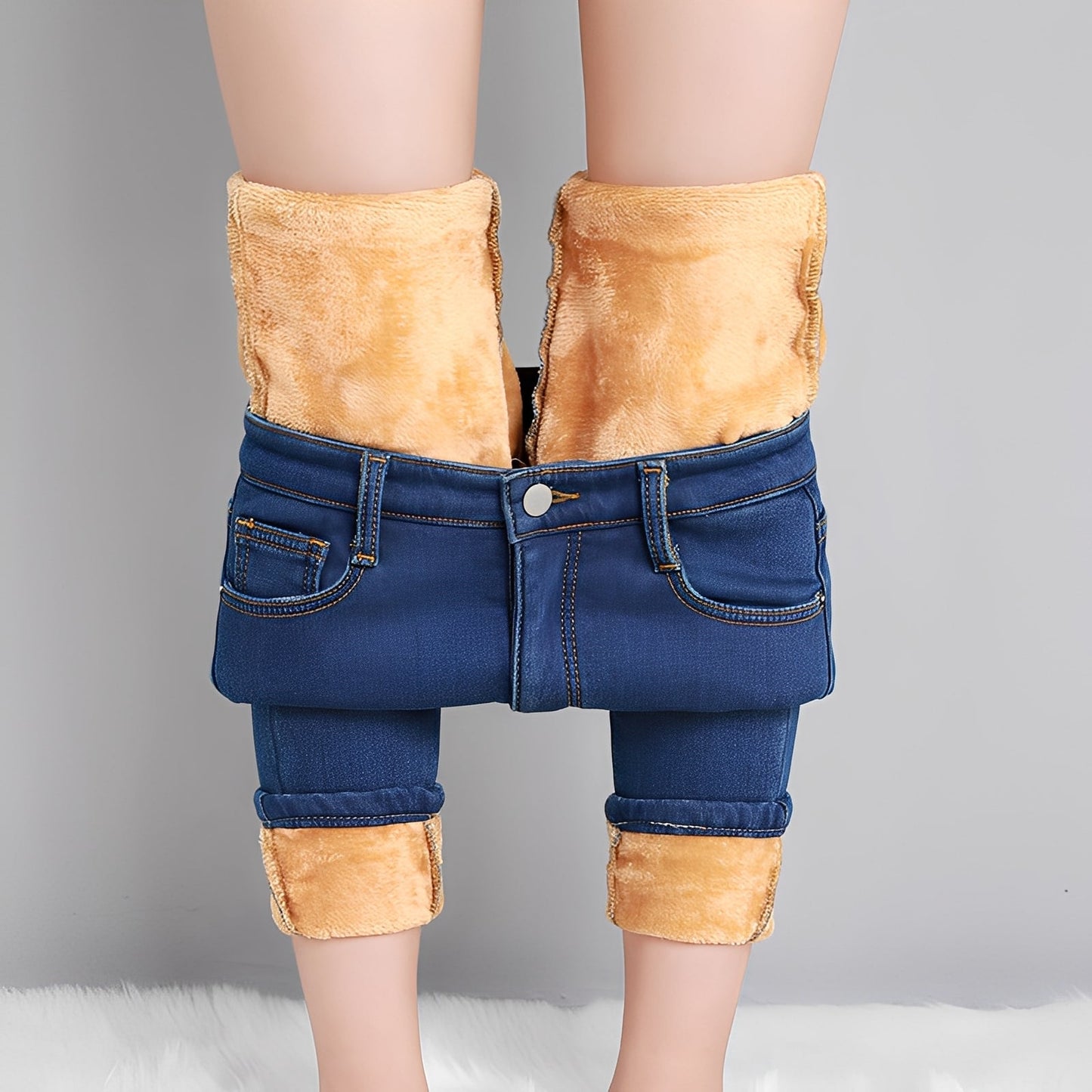 Betty - Teplé termoskinnyjeans pro ženy