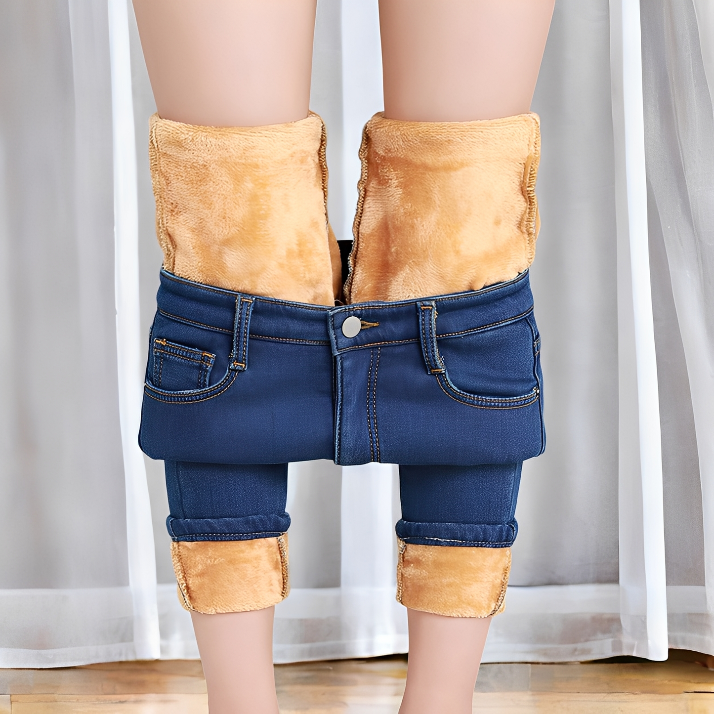 Betty - Teplé termoskinnyjeans pro ženy