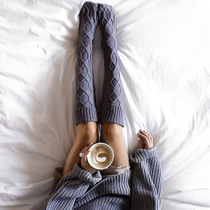 Shannon - Teplé, podkolenky s kožíškem pro dámy