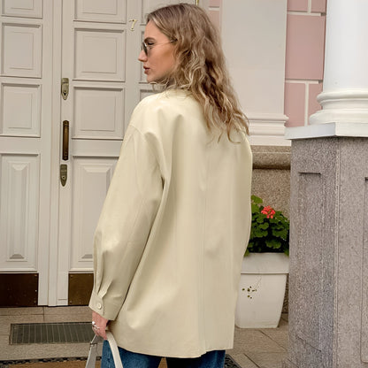 Eireen - Stylová, volně sedící bunda s polokralem pro ženy