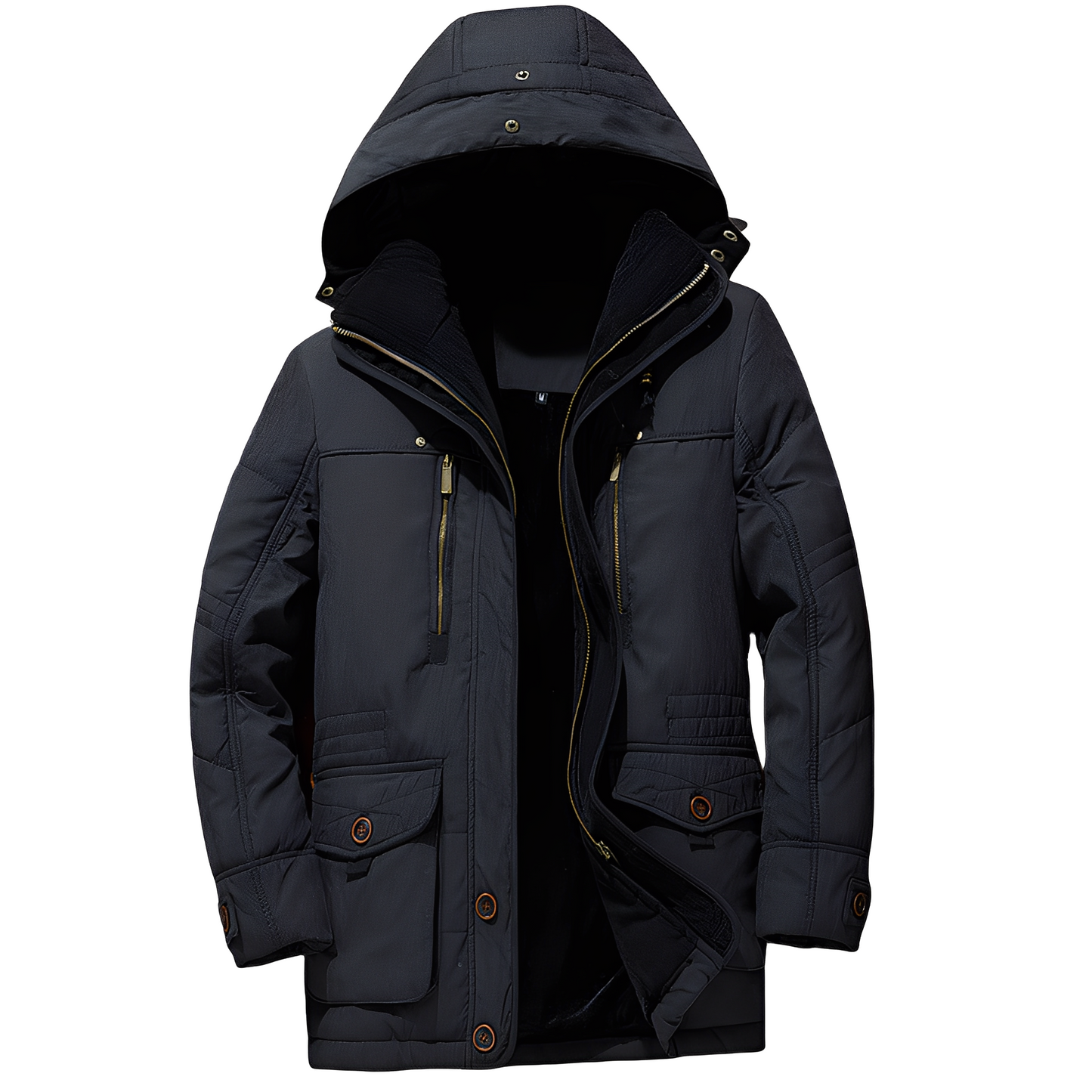 Bruce - Stylová kapucnovka s teplým podšívkou pro muže