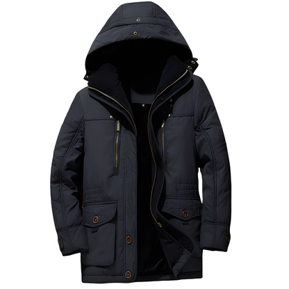 Bruce - Stylová kapucnovka s teplým podšívkou pro muže