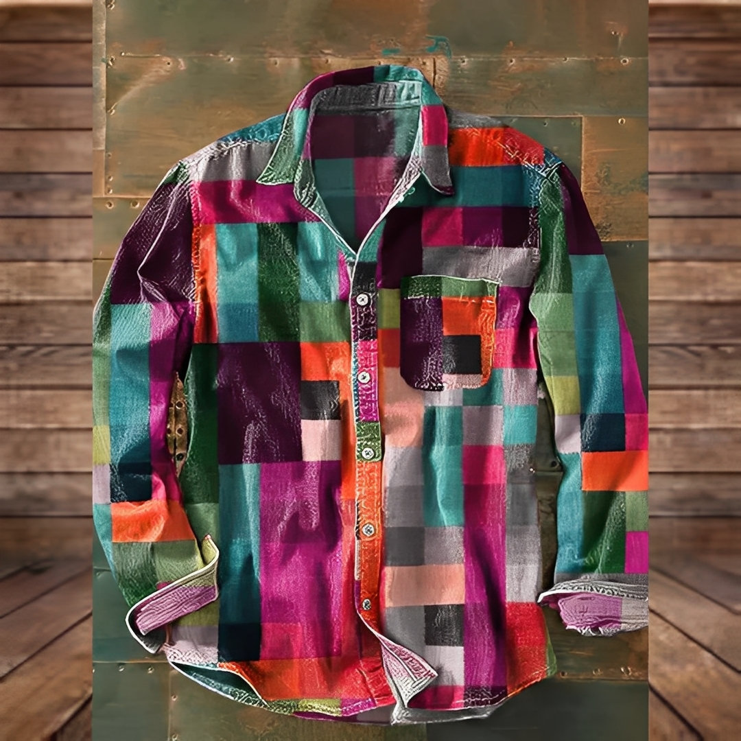 Gontran - Stylová pánská košile s praktickou kapsou