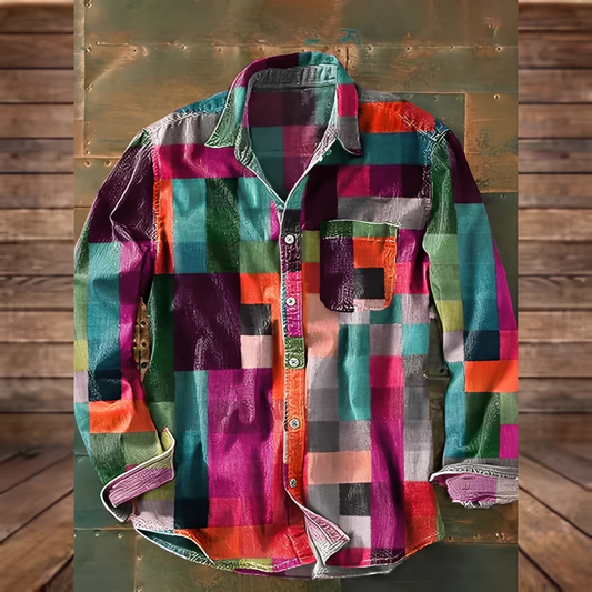 Gontran - Stylová pánská košile s praktickou kapsou