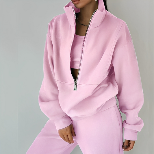 Mélissa - Dvoudílná oversize sada z pohodlné teplákoviny