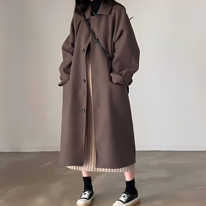 Estelle - Klasický jednoradový vlněný kabát pro dámy