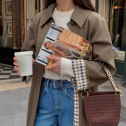 Connie - Moderní dlouhý trenčkot pro dámy