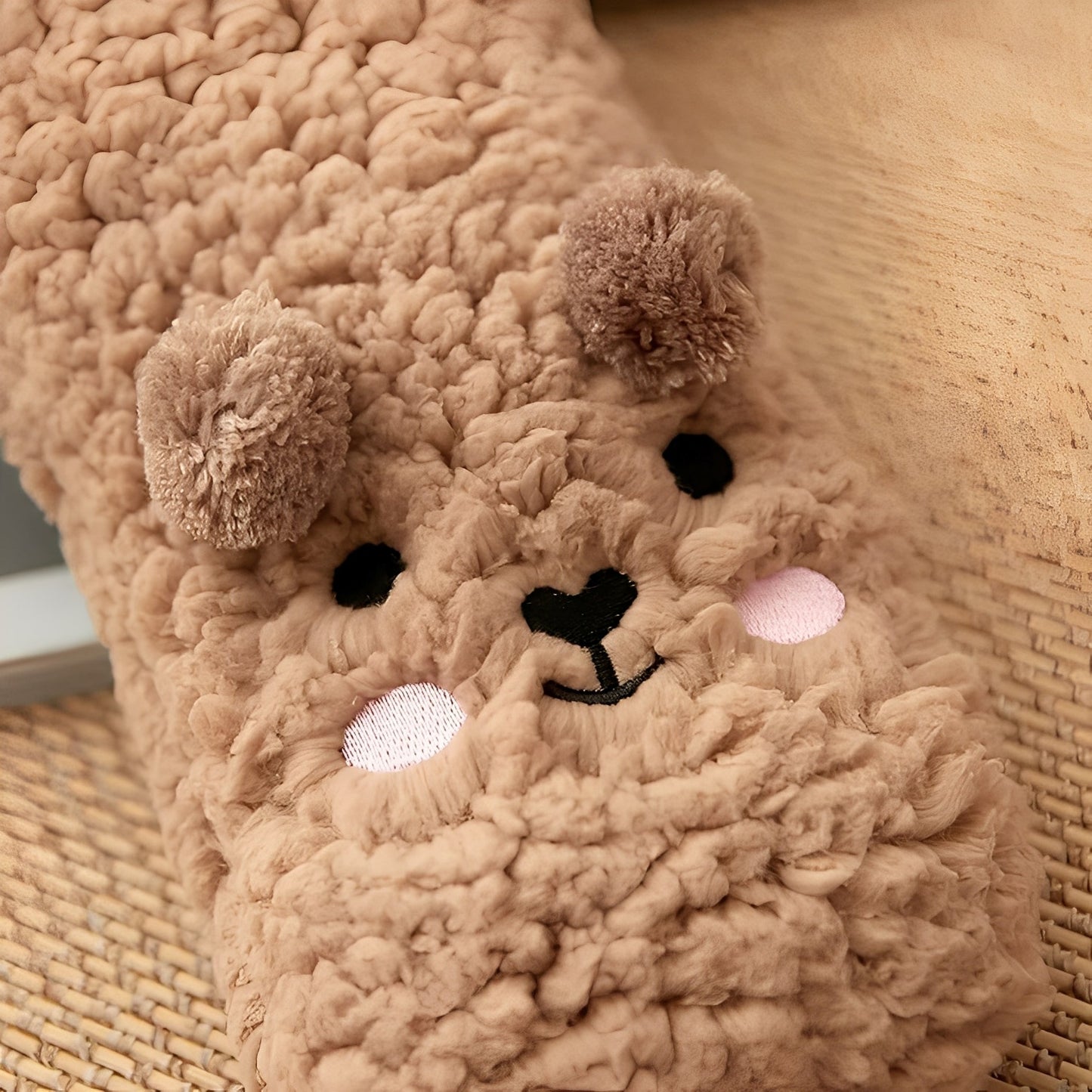 Caelie - Stylové, roztomilé, tlusté fleece ponožky pro dámy