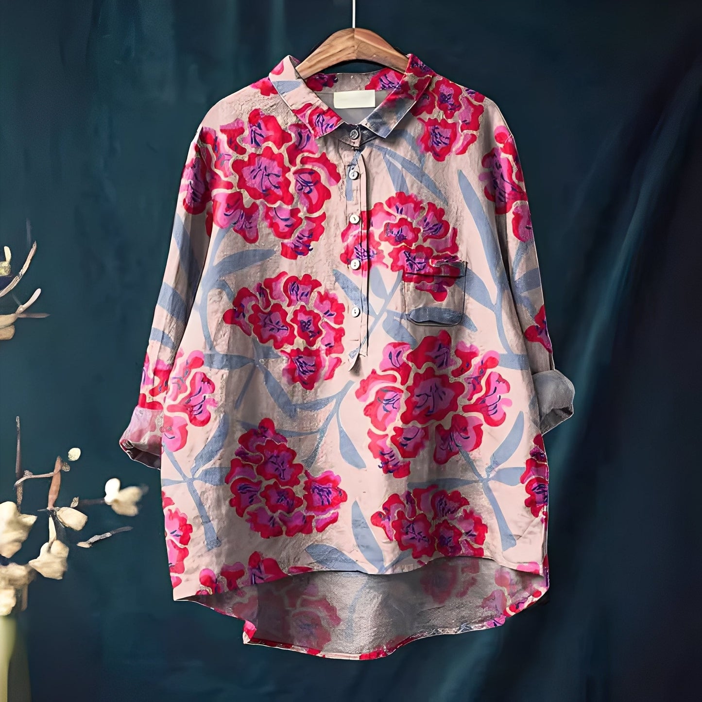 Gwenaël - Tradiční dámské košile s dlouhými rukávy