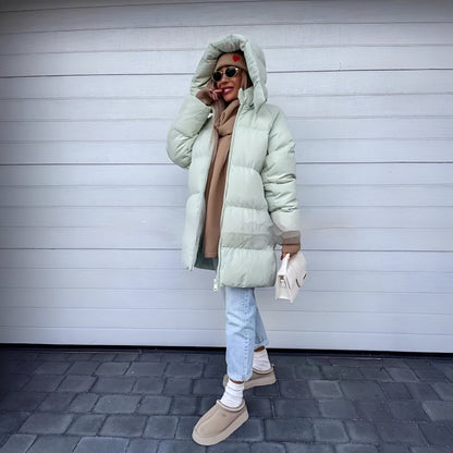 Catharine - Elegantní, vycpaná parka bunda pro ženy