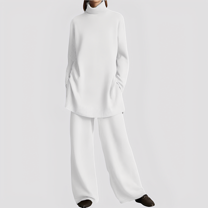 Jessica - Stylová lounge souprava s vysokým límcem pro dámy