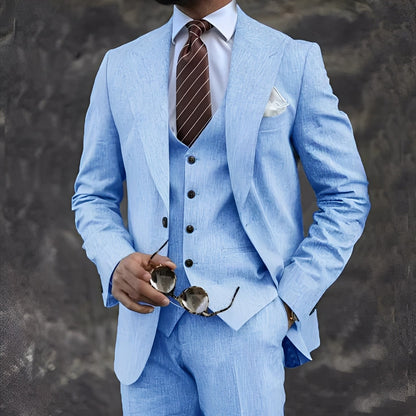 Cordell - Elegantní, formální třídílný oblek pro muže