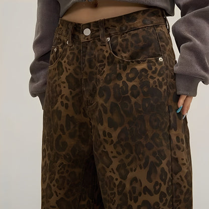 Felecia - Stylové tiskované baggy džíny pro ženy