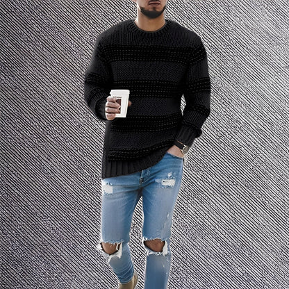 Kenzo - Pánský svetr s jemnými pruhy