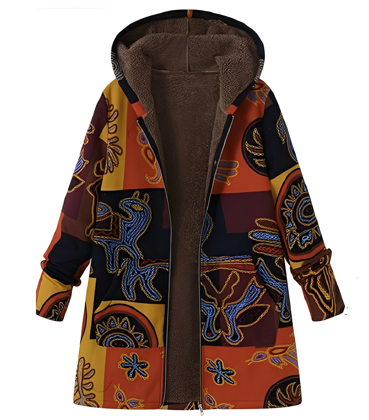 Jaslene - Klasická, tlustá, teplá parka bunda pro ženy