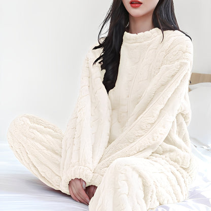 Kilie - Pohodlná, pohodlná dvoudílná fleecová souprava pro ženy