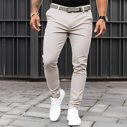 Jaron - Stylové, ležérní slim-fit kalhoty pro muže