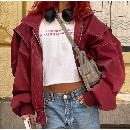 Jaidyn - Oversized bomber bunda pro ženy