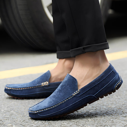Cameron - Neformální, elegantní semišové mokasíny pro muže