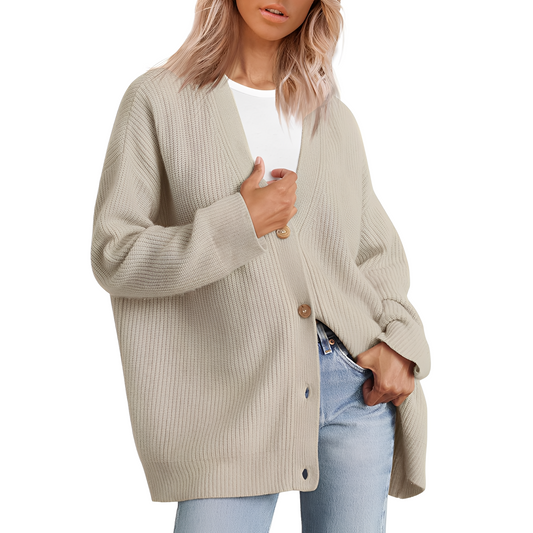 Christal - Ležérní oversize cardigan pro ženy