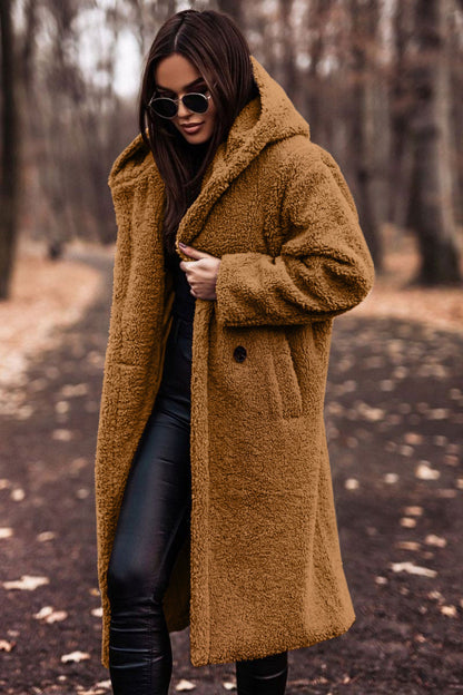 Yancy - Elegantní dlouhý kožíšek pro dámy