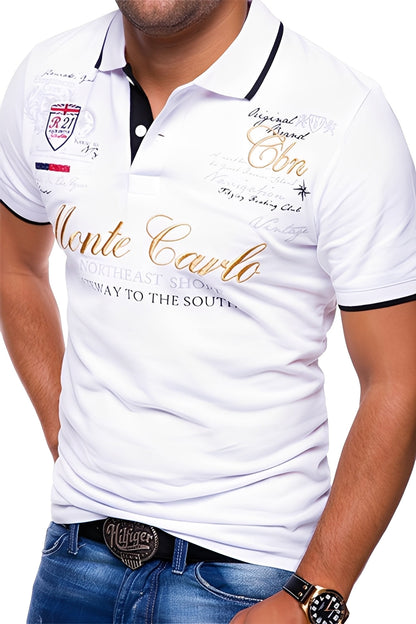 Brent - Lázivé Poloshirt s Vytiskem pro Muže