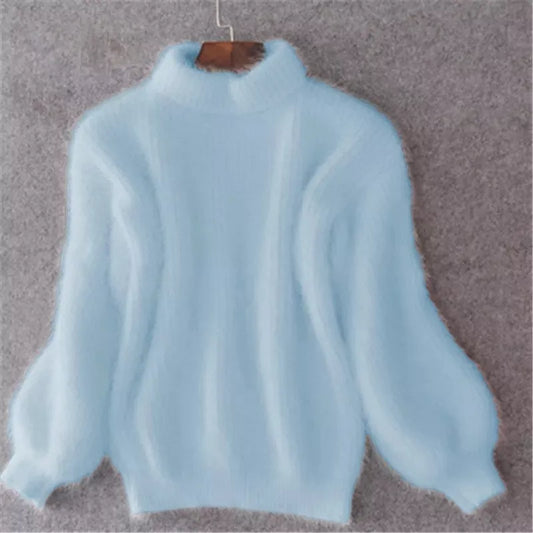 Brenda – Vintage svetr v angora stylu