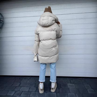 Catharine - Elegantní, vycpaná parka bunda pro ženy
