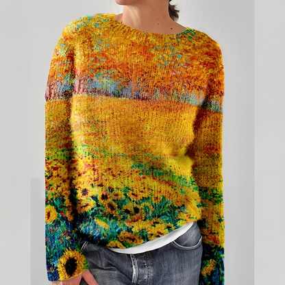 Liliane - Dámský zimní vlněný svetr na zimu