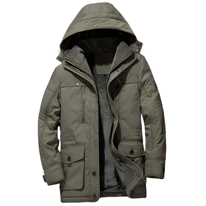 Bruce - Stylová kapucnovka s teplým podšívkou pro muže