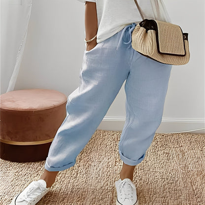 Brigitte - Dámské kalhoty se šňůrkou