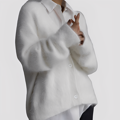 Lavena - Měkký oversize kašmírový svetr pro dámy