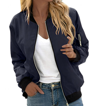 Vanessa - Stylová bomber bunda se zipem pro ženy
