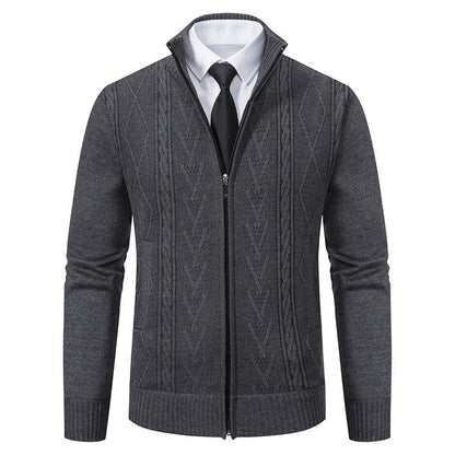 Stafford - Elegantní svetr na zip pro muže