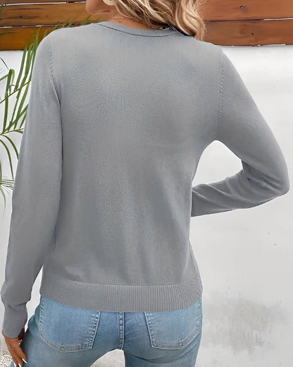 Meryl - Elegantní cardigan s knoflíky pro dámy