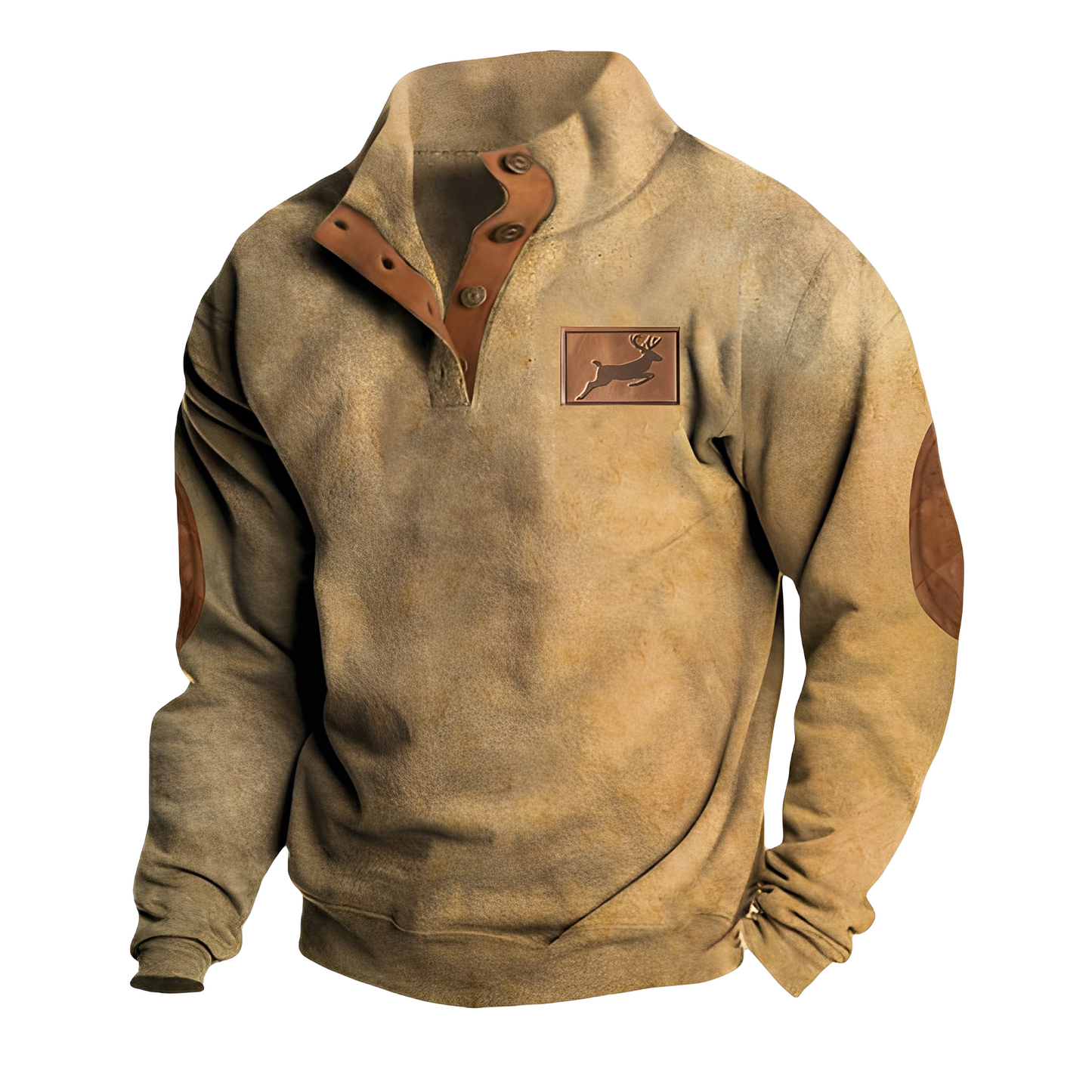 Austin - Retro-svetr se stylovým potiskem pro muže